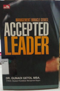 Image of Management Miracle Series: Accepted  Leader
